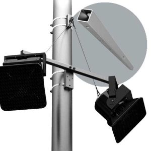 PM-DA-48 Marine Grade Pole Mount Dual Adapter