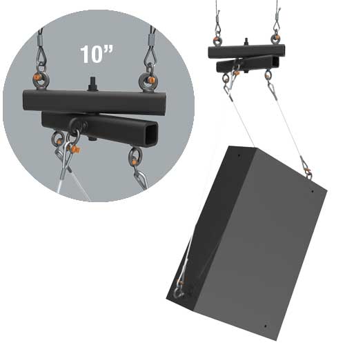 SB-10 10″ Speaker & Line Array Rigging Swivel Beam