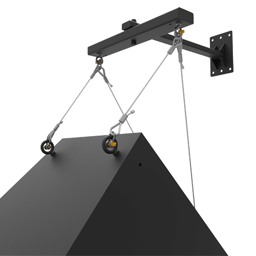 SAS-100-WM | 100lb Indoor Steerable Audio Wall Arm Mount