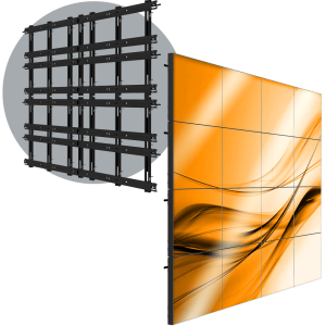 VWD 4X4</br><SPAN STYLE="color: #ff7e00; font-size: 12pt">Permanent 4X4 LCD Wall Mount</span>