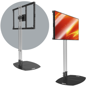 Single Landscape LCD Mount</br><SPAN STYLE="color: #ff7e00; font-size: 12pt">1X1 Ground Supported LCD Frame</span>