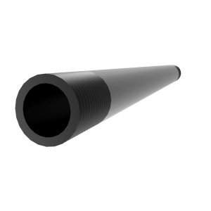 Threaded Pipe</br><SPAN STYLE="color: #ff7e00; font-size: 12pt">1/2 inch Shedule 40 NPS</span>