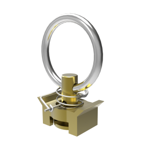 TK-100-SW1</br><SPAN STYLE="color: #ff7e00; font-size: 12pt">430 lb Single Stud Fitting with Ring</span>