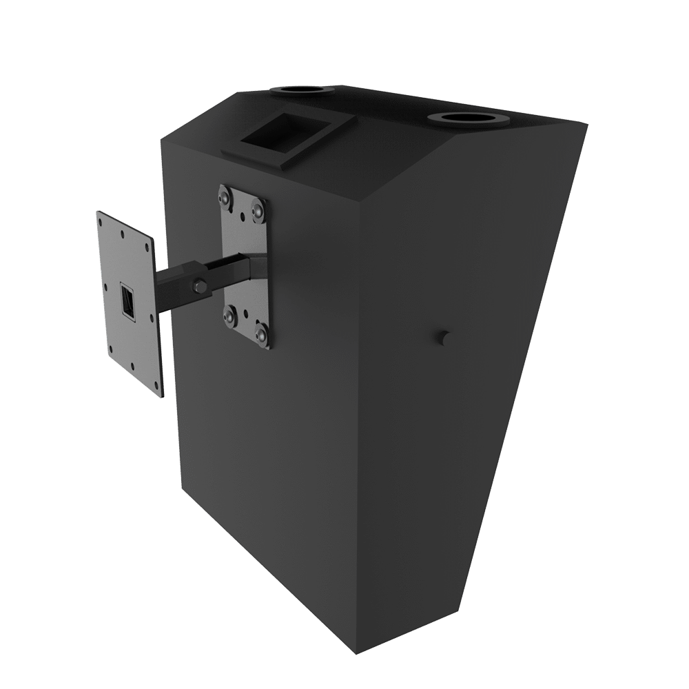 Cinema Surround Mounts - 15 degree tilt speaker mount
