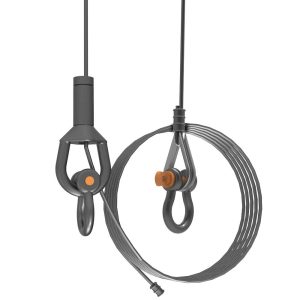 CC-096-S Adjustable Safety Cable Silver