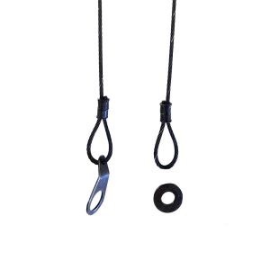 SC-024-BC Safety Cable Black