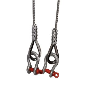 SC-188-18-SS Safety Cable Silver