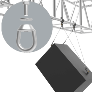 MC-EN-KT-S</br><SPAN STYLE="color: #ff7e00; font-size: 12pt">Truss Clamp to Eyenut Kit</span>