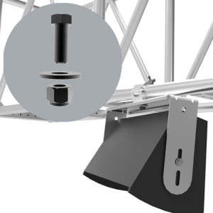 MC-UB-KIT</br><SPAN STYLE="color: #ff7e00; font-size: 12pt">Truss Clamp to U-Bracket Kit</span>
