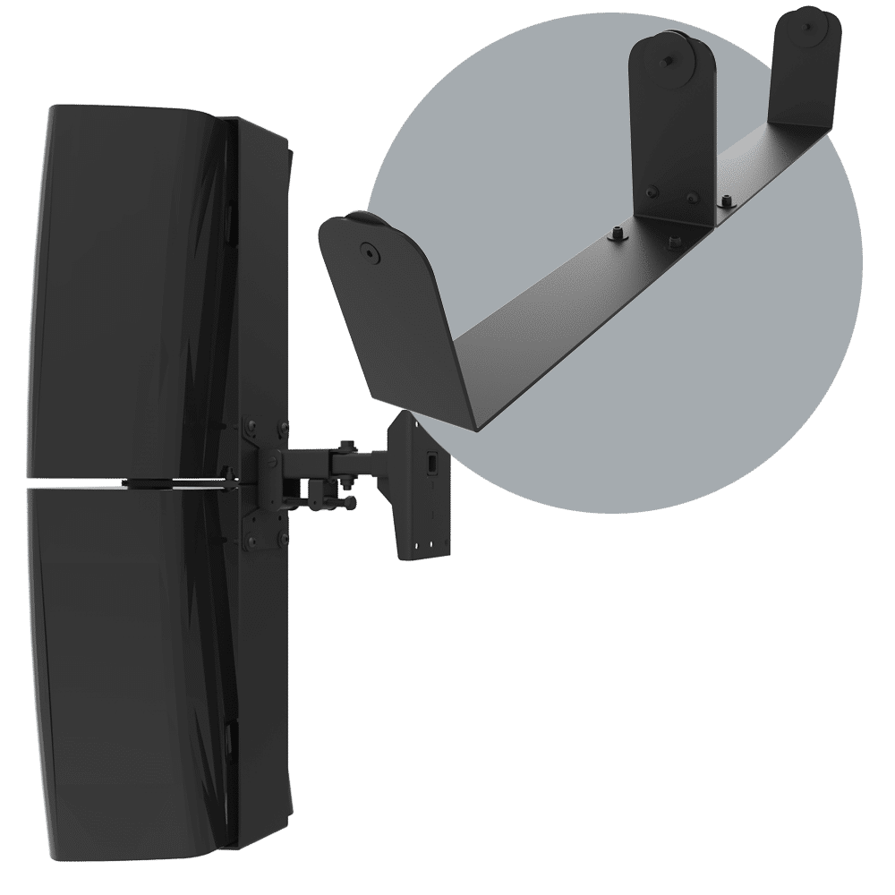 QSC S12 & S112 Dual U-Bracket Mount