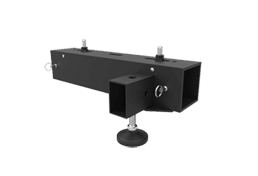 LED Ground Support Single Column Extension Black