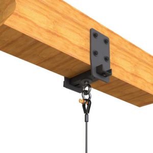 BC-W3-8-9 Beam Clamp Wood beam suspension with swivel eye