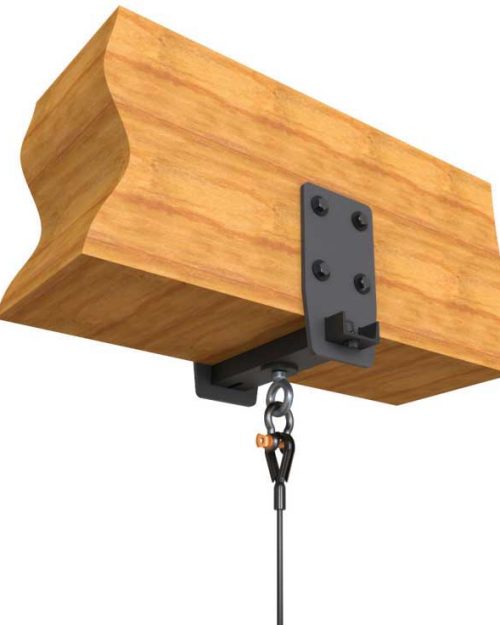 BC-W7-12-9 Beam Clamp Wood Beam Suspension With Swivel Eye
